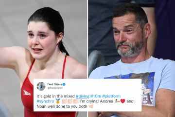 First Dates-Star Fred in Tränen aufgelöst, als Tochter zweites Gold bei den Commonwealth Games gewinnt