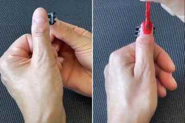 Sie haben Ihre Nägel falsch lackiert – eine Haarspange verhindert, dass der Nagellack unordentlich wird