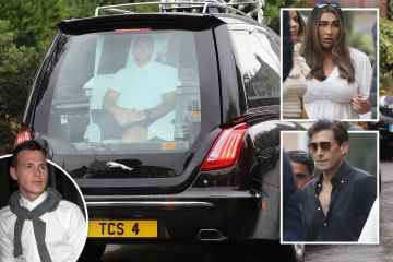 Towies Lauren Goodger und James Argent trauern um Jake McLean bei seiner Beerdigung