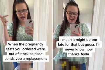 Frau in Hysterie zurückgelassen, da Asda einen nutzlosen Ersatz für einen Schwangerschaftstest bietet