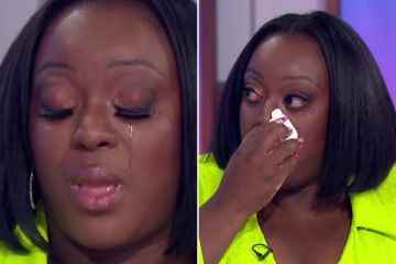 Loose Women-Star Judi Love bricht in Tränen aus und beginnt live auf Sendung zu schluchzen