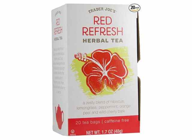 Trader Joes eingestellter Red Refresh Herbal Tea