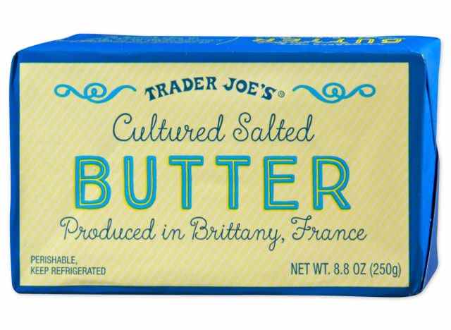 Trader Joe's kultivierte gesalzene Butter