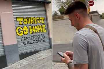 Brit fassungslos über Anti-Touristen-Graffiti in Spanien, aber nicht alle sind auf ihrer Seite