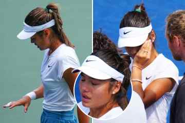 Emma Raducanu bricht vor den US Open wegen einer besorgniserregenden Handgelenksverletzung in Tränen aus