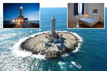 Sie können eine ganze Insel und einen Leuchtturm in einem europäischen Hotspot für nur 28 £ pppn mieten