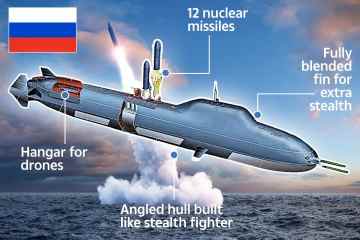 Russland enthüllt das fortschrittlichste Stealth-U-Boot voller Atomwaffen und Drohnen