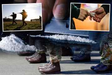 Oberste Offiziere der Armee „Dealing Coke to Young Soldiers“ als Doppelgänger bei gescheiterten Drogentests