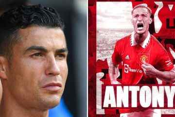 Antony £85,5 Mio. Deal angekündigt, Ronaldo schließt Napoli-Wechsel ab