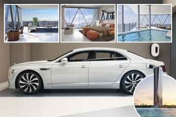 Die 7 Millionen Pfund teuren Wohnungen von Bentley mit Autositzkino und Platz für VIER Motoren