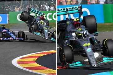 Hamilton OUT nach einem Zusammenstoß mit Alonso in der ersten Runde des hitzigen GP von Belgien
