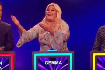 Gemma Collins hat ein Catchphrase-Publikum in Hysterie nach einem Regelfehler