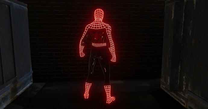 Glow-in-the-Dark-Anzug-Mod für Spider-Man PC