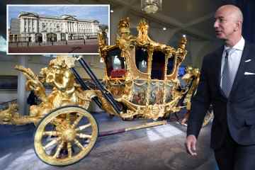 Amazon-Mogul Jeff Bezos wurde bei einer Tour durch den Buckingham Palace wie ein König behandelt
