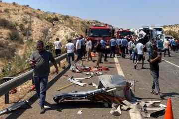 15 Tote und 22 Verletzte, nachdem ein Bus in der Türkei in einen Krankenwagen gefahren ist