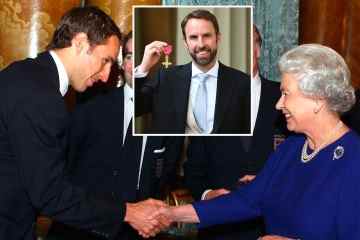 Southgate zollt Queen mit England Tribut, um sie gegen Deutschland zu ehren