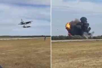 Beobachten Sie, wie ein russischer Kampfjet kurz nach dem Start in einem Feuerball abstürzt
