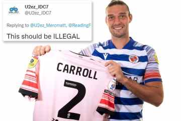 Die Fans sagen alle dasselbe, als Carroll nach dem kostenlosen Transfer das Trikot Nr. 2 übernimmt