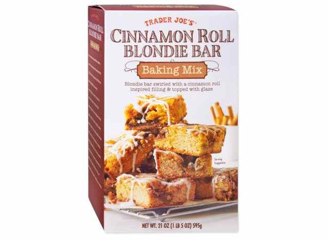 Trader Joe's Cinnamon Roll Blondie Riegel Backmischung