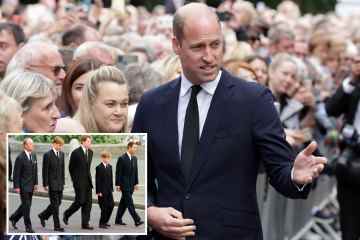 William sagt, die Prozession der Königin habe ihn „an Mamas Beerdigung erinnert“