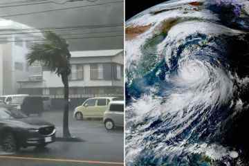 Japan bereitet sich auf einen „gewalttätigen“ SUPER-Taifun mit heftigen Windgeschwindigkeiten von 270 km/h vor