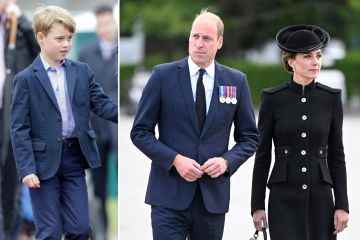 Wills und Kate „können Prinz George zur Beerdigung der Königin mitnehmen, um eine Nachricht zu senden“