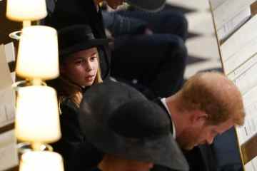Prinzessin Charlotte teilt einen bewegenden Moment mit Harry während der Beerdigung der Königin