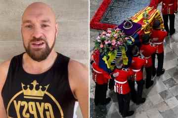 Fury führt Sportstars an, um der Queen vor ihrer Beerdigung Tribut zu zollen