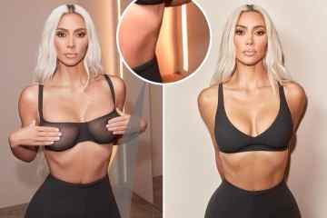 Kim zeigt ihre nackten Brüste auf neuen Bildern – aber Fans entdecken „Photoshop-Fehler“
