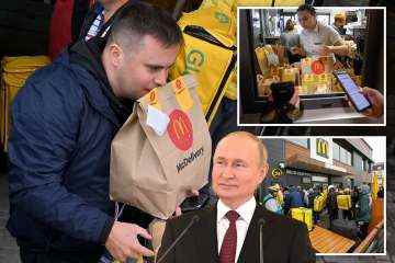 McDonald's wird in Kiew wiedereröffnet, obwohl Putin befürchtet, die Truppenstärke zu erhöhen