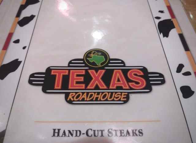 Texas Roadhouse-Menü