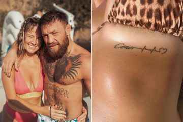 Dee Devlin zeigt im Bikini ein romantisches Conor McGregor-Tattoo unter ihrer Brust