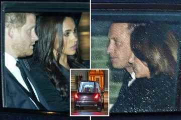 Wills & Harry gehen gemeinsam hinter den Sarg der Queen, aber Meg & Kate im Auto