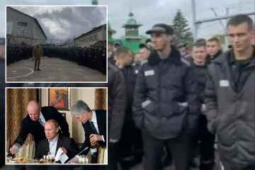 Der verzweifelte Putin rekrutiert „Selbstmordkommandos“ aus Gulag-Insassen für den Krieg in der Ukraine