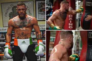 Conor McGregor zeigt vor der UFC-Rückkehr eine Körpertransformation im Boxtraining