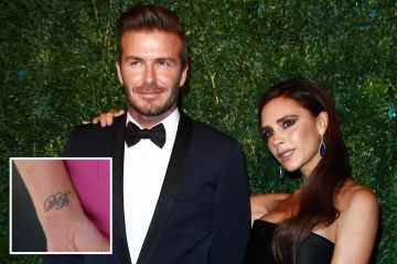 Victoria Beckham-Fans bemerken, dass ihr Tattoo zu Ehren von David entfernt wurde 