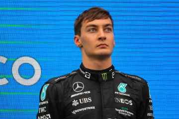 Hamiltons Mercedes-Teamkollege Russell sieht unkenntlich aus wie ein süßes Schulkind
