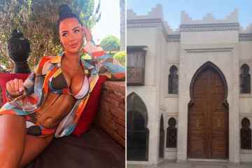 In Yazmin Oukhellous Villa in Marrakesch, als sie sich dort nach einem Unfall erholt