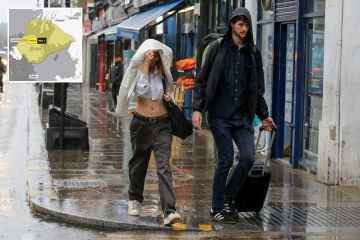 Gelbe Wetterwarnung als Stürme und Regen, um die Briten mit Angst vor Überschwemmungen zu durchnässen