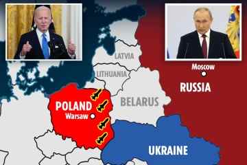 US-Atomwaffen könnten angesichts der Befürchtungen eines Atomkriegs in Polen stationiert werden, da Putin den Westen bedroht