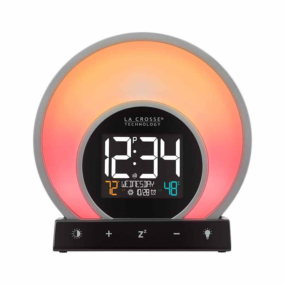 Illuminated alarm clock