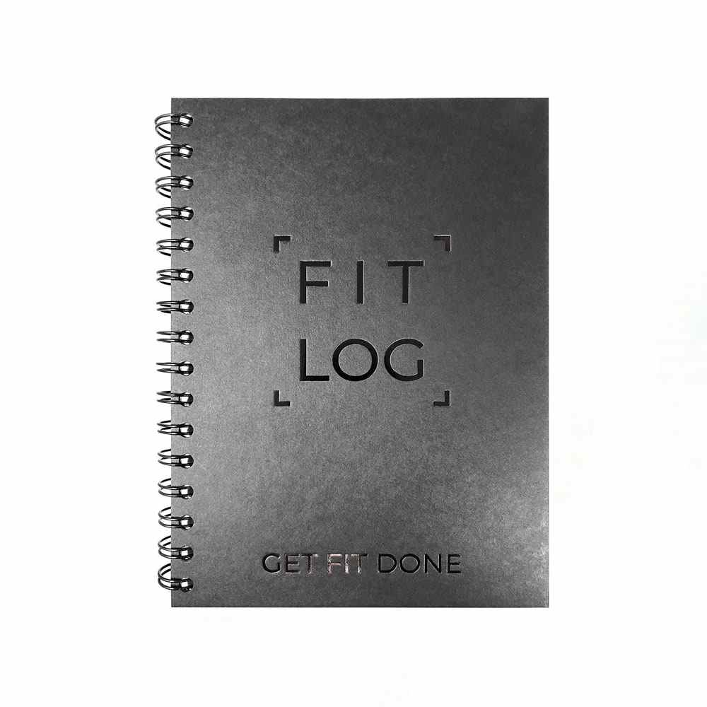 Black Cossac Fitness Journal & Workout Planner 