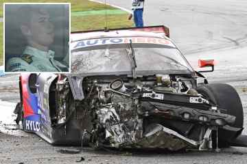 Schumachers Neffe David bricht sich bei Horror-Feuerball-Motorsportunfall das Rückgrat