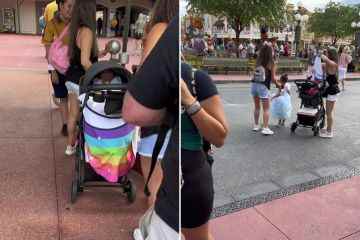 Mama schleicht ihre Tochter ins Disneyland, um nicht den vollen Preis zahlen zu müssen