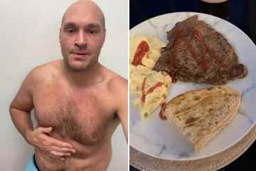 Tyson Fury verschlingt vor dem Kampf gegen Chisora ​​ein 1.500-Kalorien-Frühstück