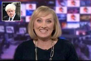 Der BBC-Moderator wird aus der Luft geworfen und untersucht, nachdem er über Boris-Nachrichten gelacht hat