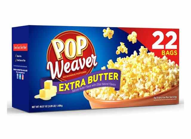 Pop Weaver Mikrowellen Popcorn Extra Butter