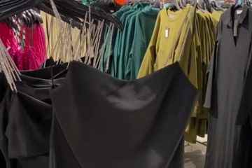 Käufer beeilen sich, Primarks £ 15 Dupe von Zaras schwarzem Satin-Minikleid zu kaufen