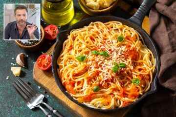 Gino D'Acampo hat gezeigt, wie man Spaghetti Bolognese „richtig“ zubereitet