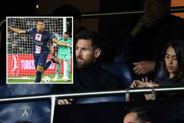 Messi mit steinernem Gesicht auf der Tribüne, als Mbappe für PSG einnetzt, nachdem er gebeten hatte, zu gehen